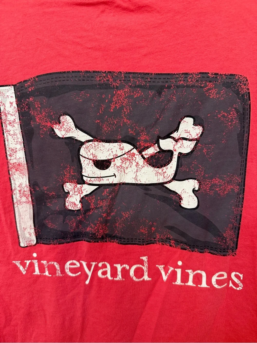Vineyard Vines Short Sleeve Pocket Tee in Red